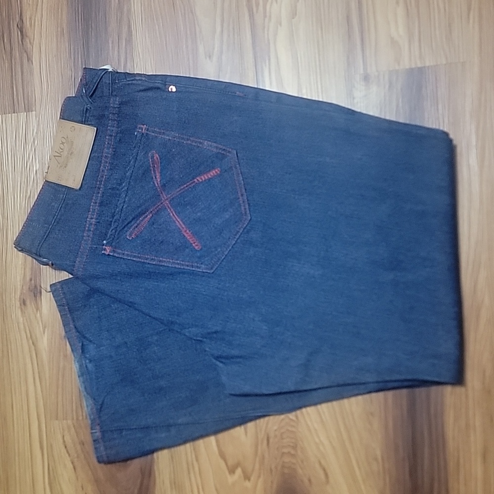 Men's AKOO Jeans. Size 42. Blue/Red